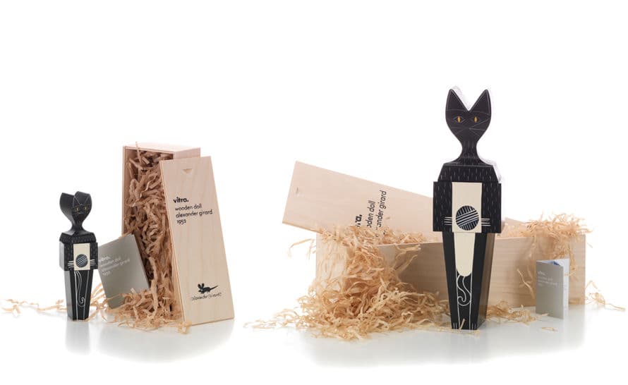 alexander girard cat wooden doll