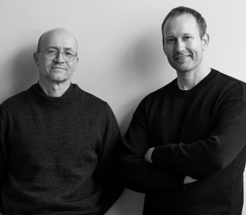 A portrait of Torbjørn Anderssen and Espen Voll
