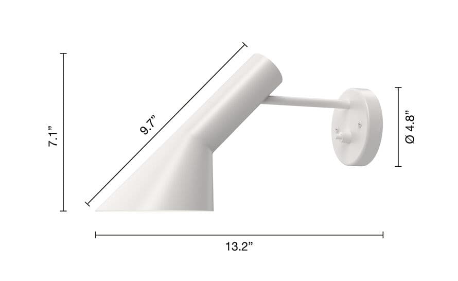 arne jacobsen wall lamp