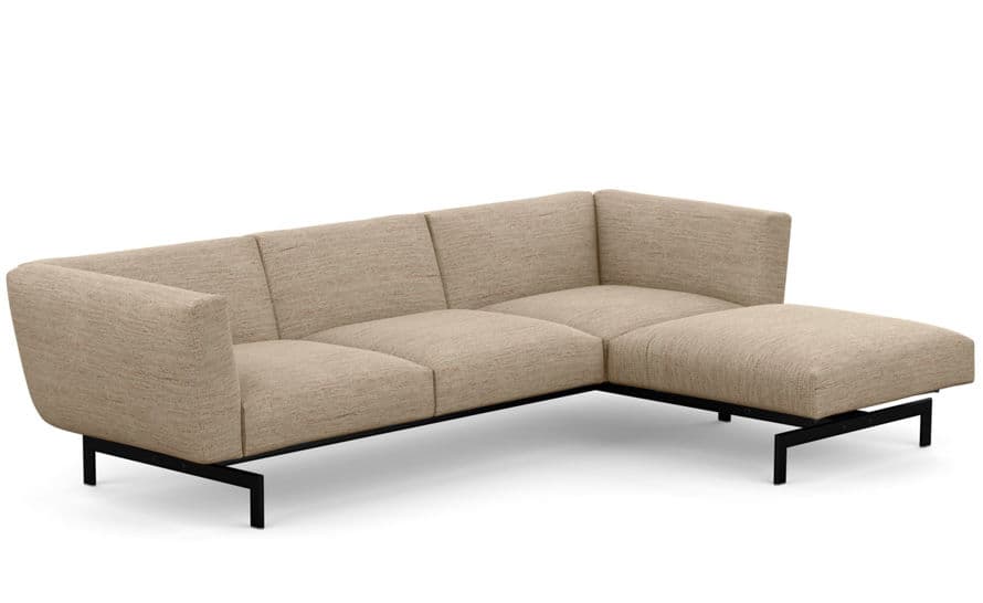 avio three seat sofa with ottoman
