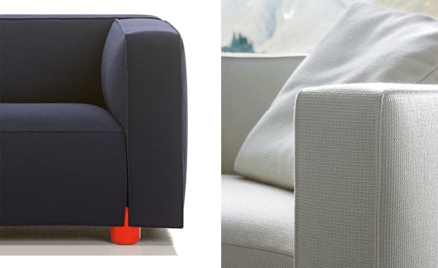 barber osgerby asymmetric sofa