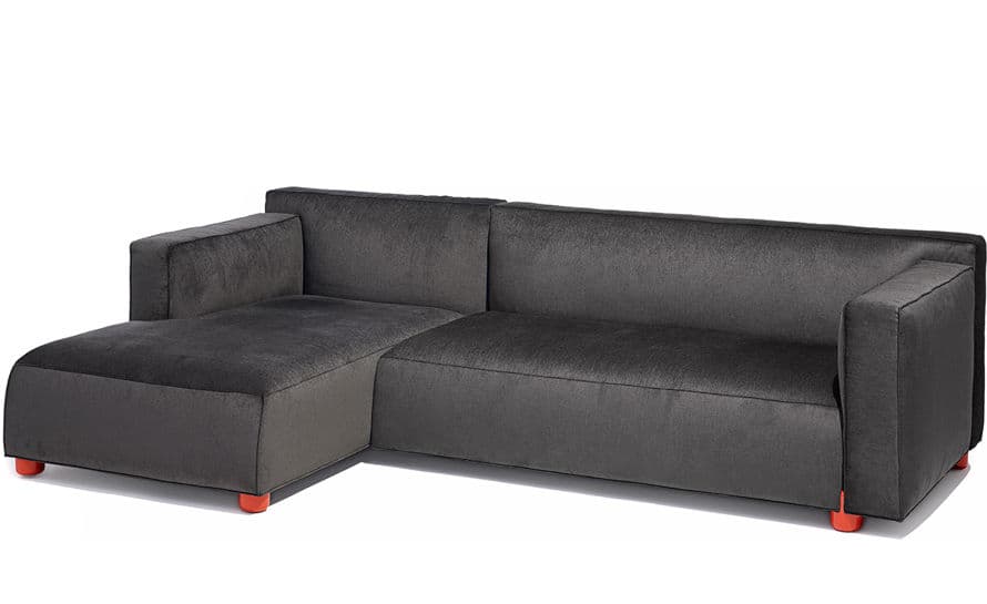 barber & osgerby asymmetric sofa with chaise