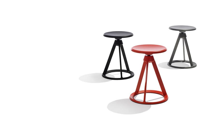 barber & osgerby piton fixed height stool
