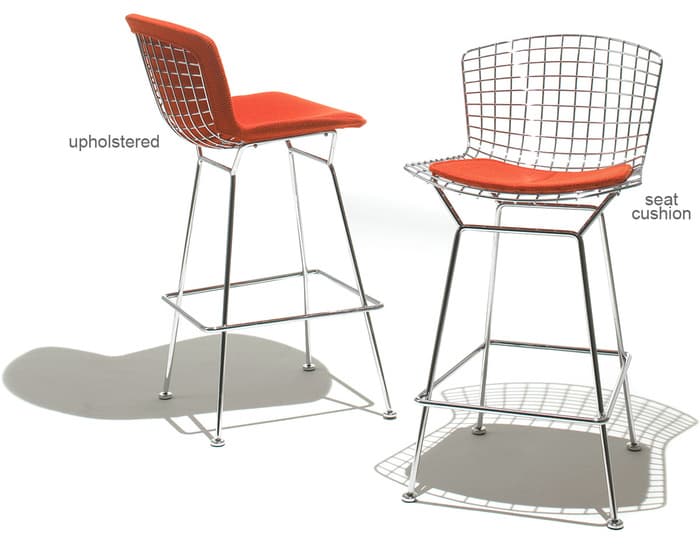 bertoia stool upholstered