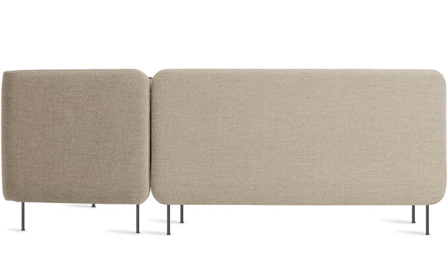 bloke armless sofa with chaise