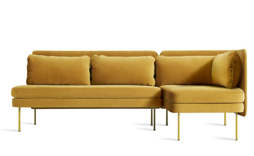 bloke armless sofa with chaise