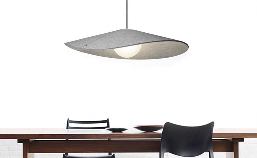 bola felt suspension lamp