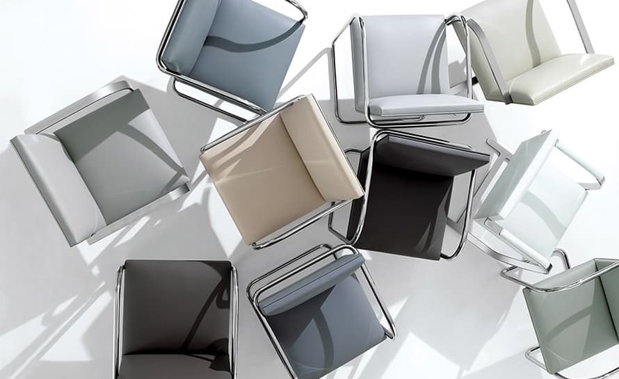 brno chair with tubular steel frame
