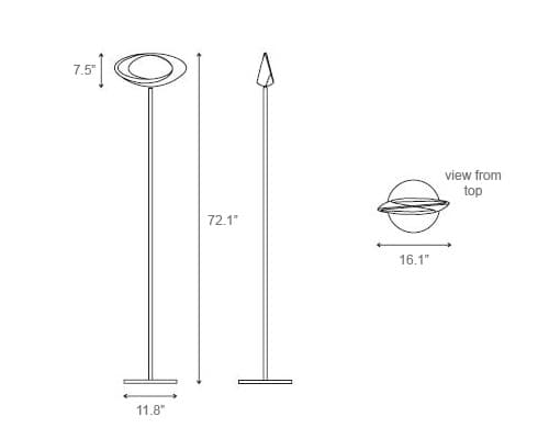 cabildo led floor lamp
