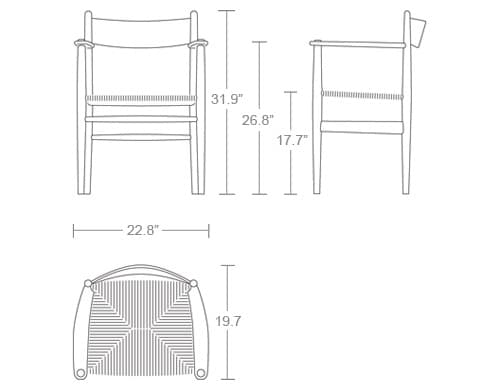 ch37 dining chair