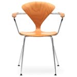 cherner metal leg arm chair