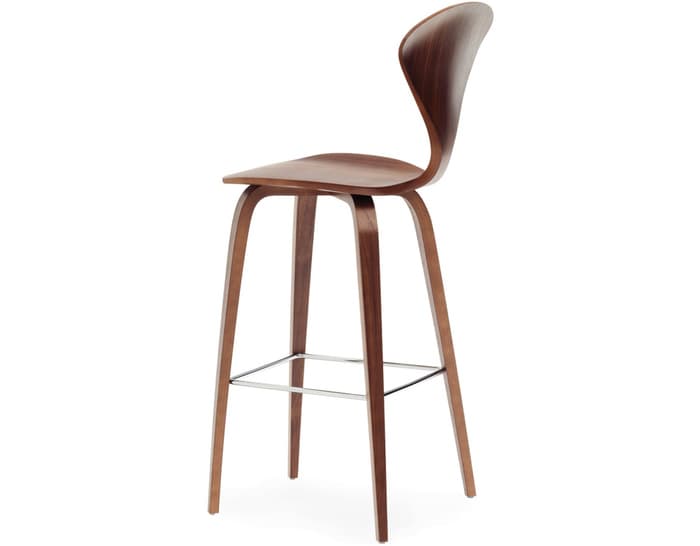 cherner wood leg stool