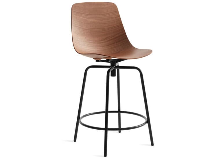clean cut swivel counter stool