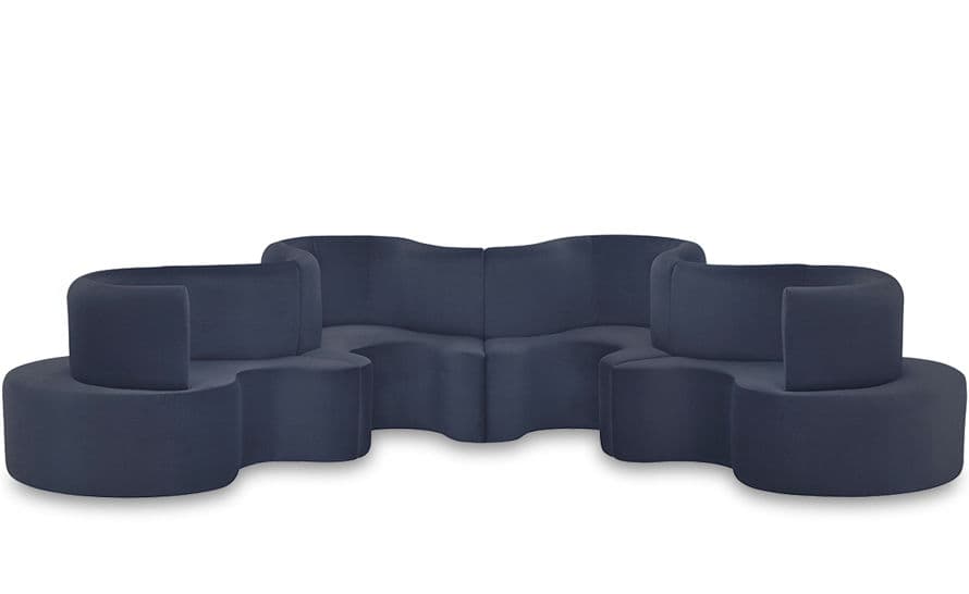 panton cloverleaf 4 unit sofa