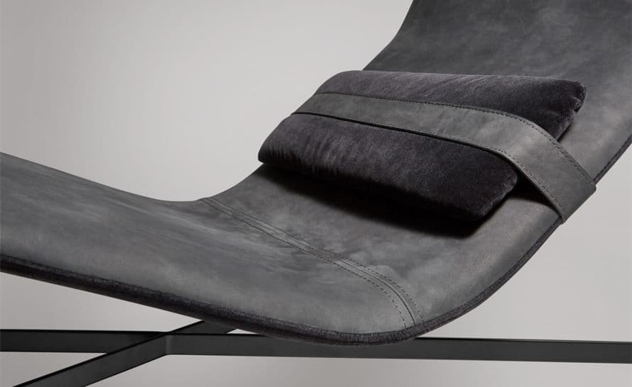 deep thoughts leather chaise lounge