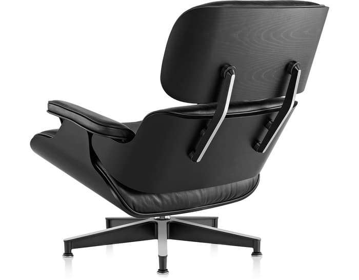 ebony eames&reg; lounge chair without ottoman