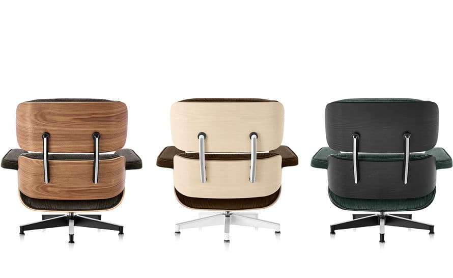 eames&reg; lounge chair in mohair supreme