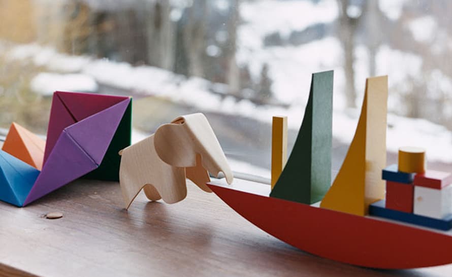 eames miniature plywood elephant