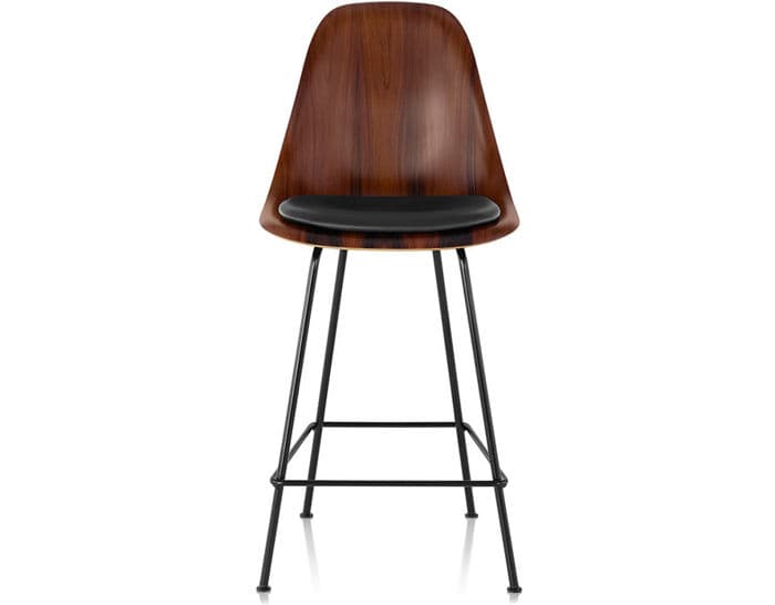 eames&reg; molded wood stool with seat pad
