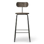 earth stool with backrest