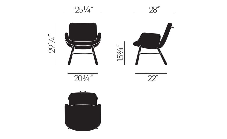 east river lounge chair