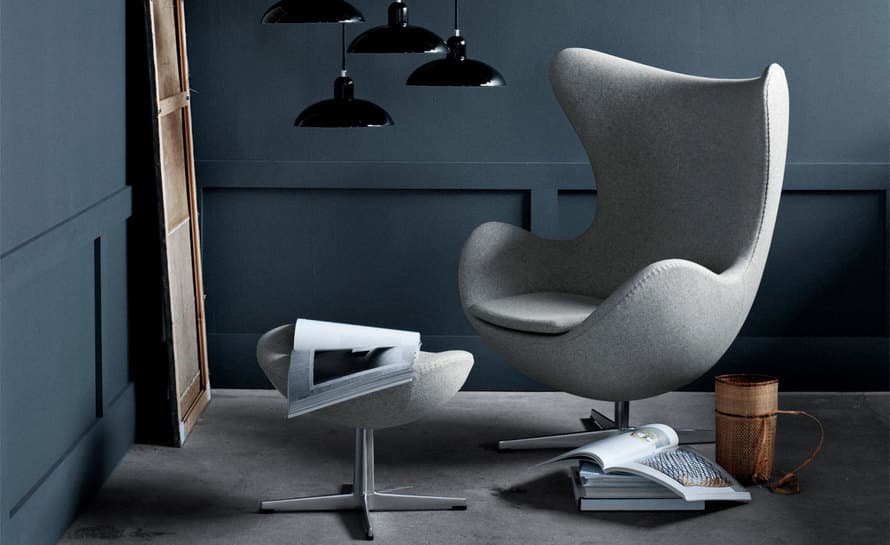 egg chair & ottoman