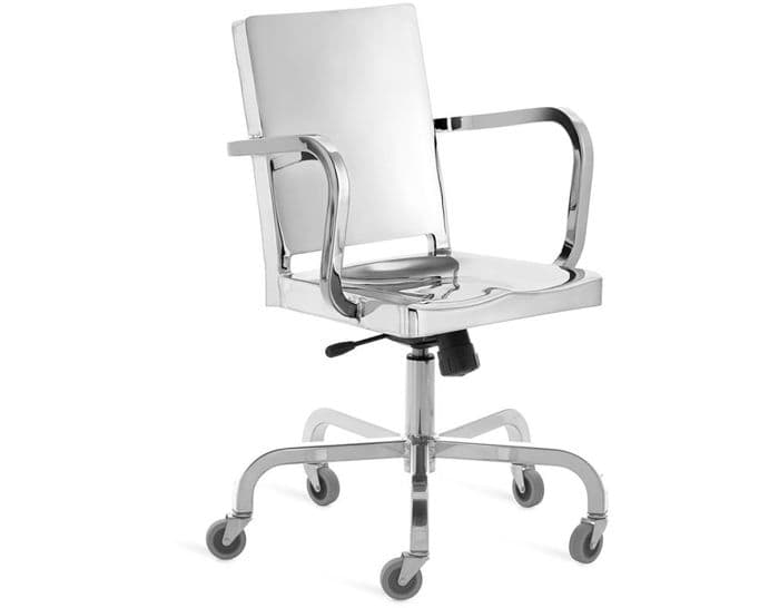 emeco hudson swivel armchair