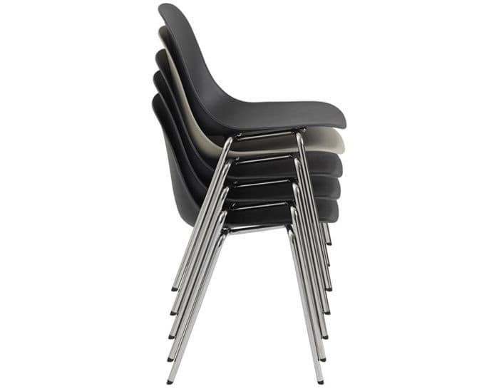 fiber side chair with a-base