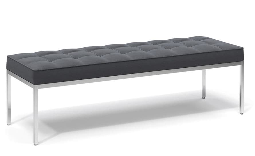 florence knoll relaxed three seat bench