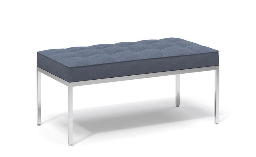 florence knoll relaxed two seat bench