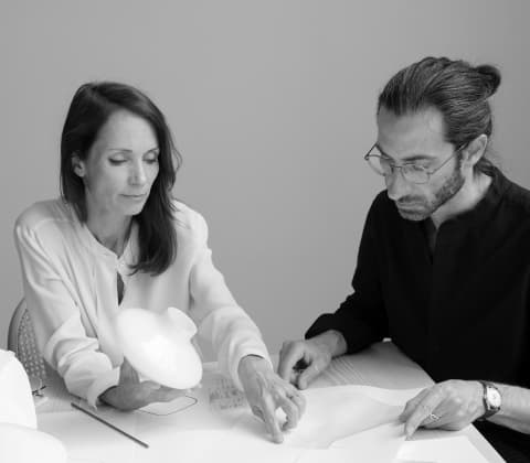 A portrait of GamFratesi: Stine Gam and Enrico Fratesi