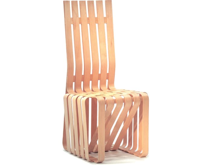 gehry high sticking chair