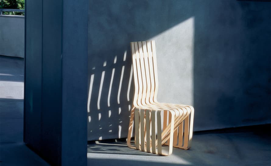 gehry high sticking chair
