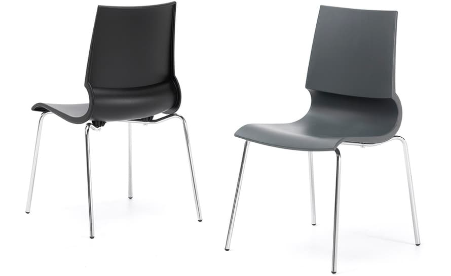 gigi stacking side chair