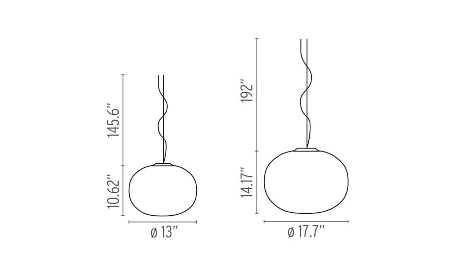 glo ball pendant lamp