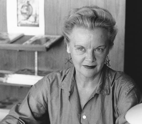 A portrait of Greta Grossman
