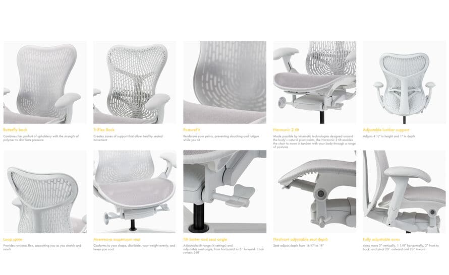 mirra 2 work stool by Herman Miller