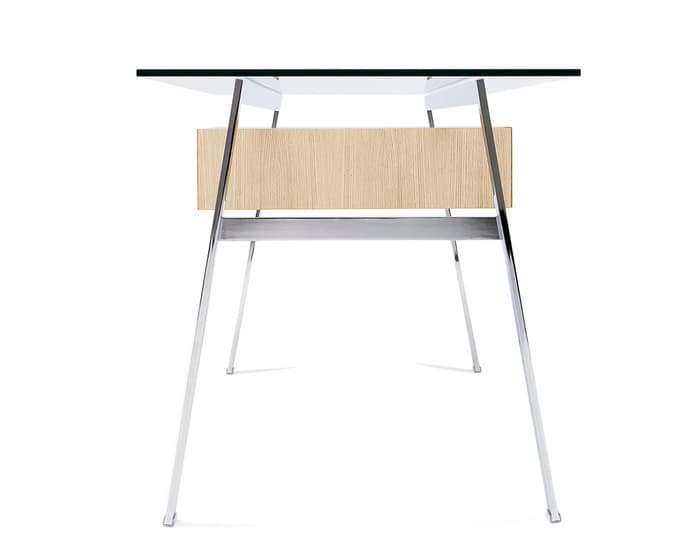 homework 1 desk with glass top