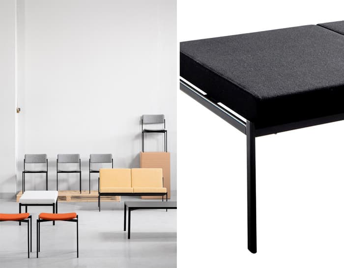 kiki 3-seater bench