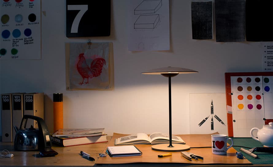 led-ginger table lamp