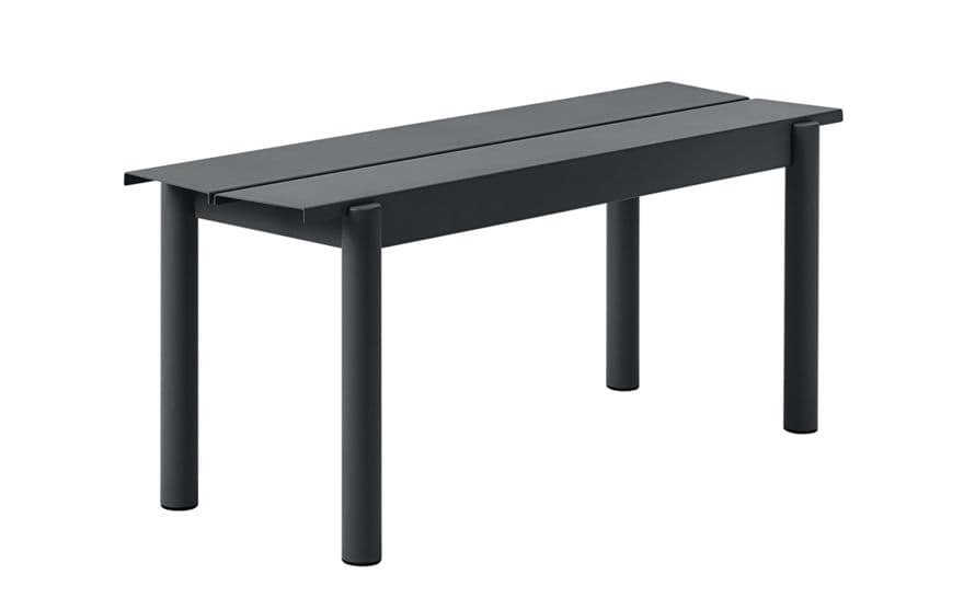 linear steel bench