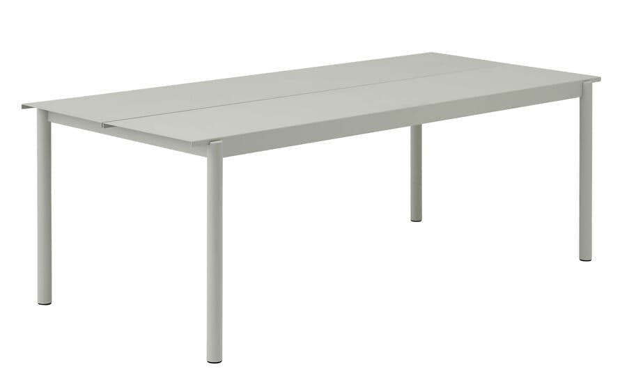 linear steel table