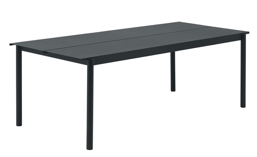 linear steel table