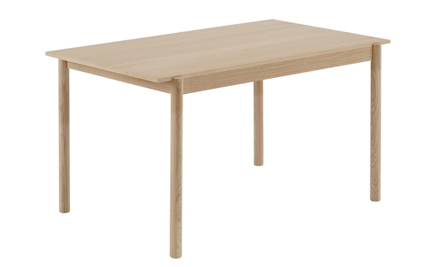linear wood table