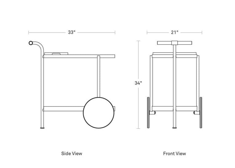 longday bar cart