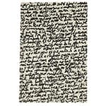 black on white collection manuscrit rug