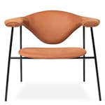 masculo lounge chair with 4 leg base