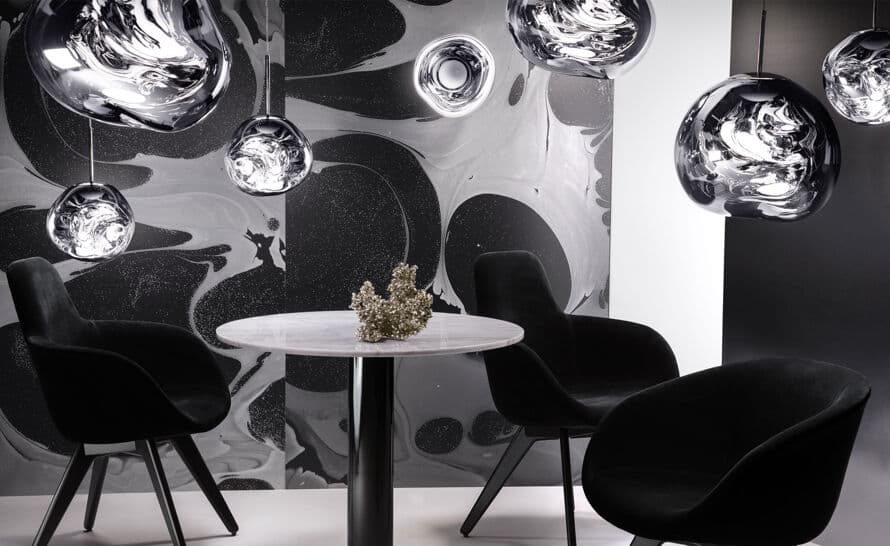 melt surface led wall light