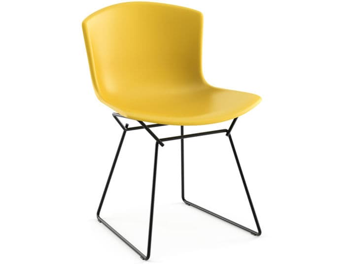 bertoia molded shell side chair