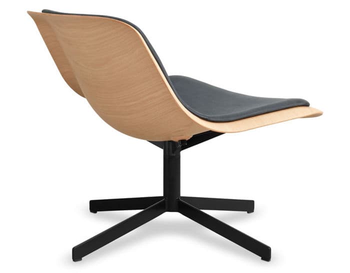 nonesuch swivel upholstered lounge chair
